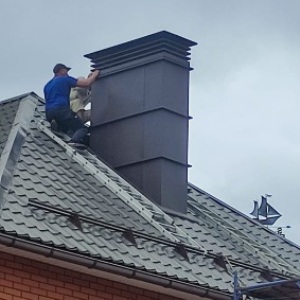 Замер и монтаж дымников, парапетов, колпаков, отливов